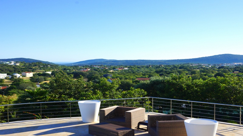 Terrace and view